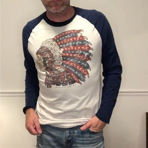 Mens Ralph Lauren Denim and Supply raglan tee